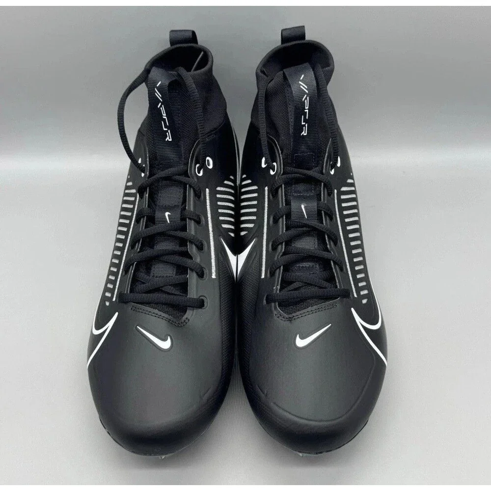 New Men's Nike Vapor Edge Pro 360 2 Black Football Cleats DA5456-010 US Size 15